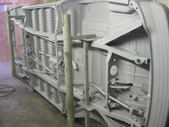 Blasted body shell